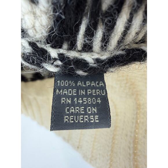 Classic Alpaca Womens XL Cowl Neck Sweater 100% alpaca Chunky Nordic Heritage - Picture 5 of 10